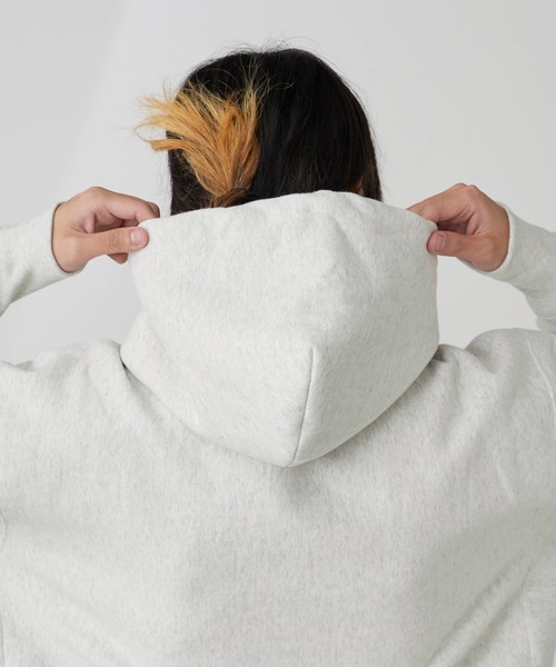 Healthknit（ヘルスニット）の「Healthknit/ヘルスニット LOCKER WEIGHT SWEAT HOODIE ヘビーオンス フーディー（パーカー・メンズ・ブラック/グレー/アイボリー・M/L/XL）」の8枚目の写真