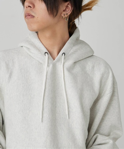 Healthknit（ヘルスニット）の「Healthknit/ヘルスニット LOCKER WEIGHT SWEAT HOODIE ヘビーオンス フーディー（パーカー・メンズ・ブラック/グレー/アイボリー・M/L/XL）」の7枚目の写真