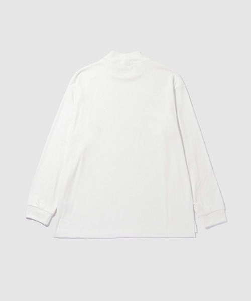 NAVY（ネイビー）の「NAVY MAC-HEAT シルキータッチモックネック（Tシャツ/カットソー・メンズ・ベージュ/グレー/オフホワイト/ブラック・L/M/S/XL）」の18枚目の写真