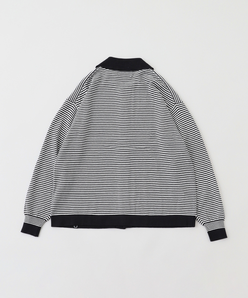 PHINGERIN(フィンガリン)の「PHINGERIN / フィンガリン STRIPE KNIT SHIRT(ニット/セーター・メンズ・レッド/ブルー/ブラック・MEDIUM)」の4枚目の写真