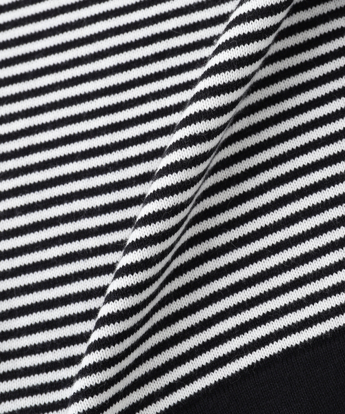 PHINGERIN(フィンガリン)の「PHINGERIN / フィンガリン STRIPE KNIT SHIRT(ニット/セーター・メンズ・レッド/ブルー/ブラック・MEDIUM)」の5枚目の写真
