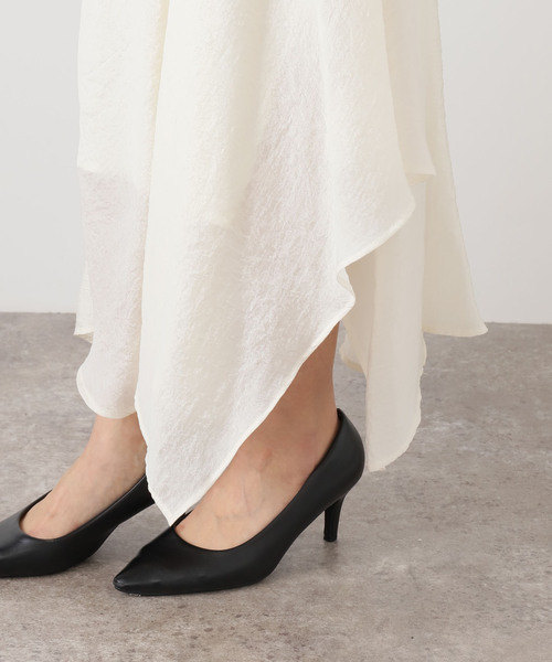 La TOTALITE(ラトータリテ)の「ラッフルシアーミディスカート(スカート・レディース・アイボリー/ブラウン・36/38)」の10枚目の写真