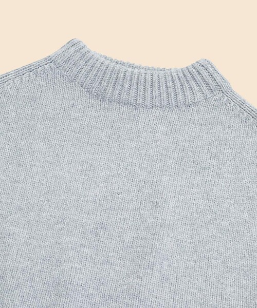 BROOKS BROTHERS(ブルックスブラザーズ)の「メリノウール モックネック ベスト(ベスト・レディース・グレー・MEDIUM/SMALL)」の2枚目の写真