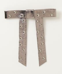 MAISON SPECIAL（メゾンスペシャル）の「Leather Ribbon barrette / レザーバレッタ（バレッタ/ヘアクリップ）」