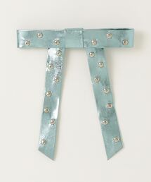 MAISON SPECIAL（メゾンスペシャル）の「Leather Ribbon barrette / レザーバレッタ（バレッタ/ヘアクリップ）」
