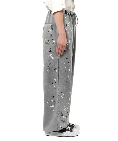 ❤️早い者勝ち❤️ RM 着用　mihara yasuhiro スウェットパンツ ◇MIHARA YASUHIRO◇Embellished Distressed Sweat Pants