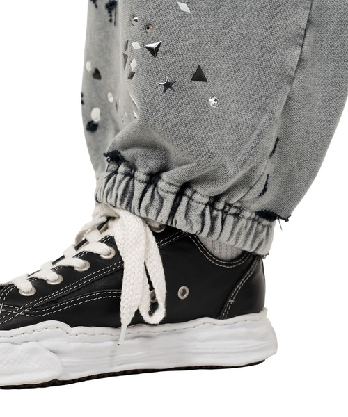 ❤️早い者勝ち❤️ RM 着用　mihara yasuhiro スウェットパンツ ◇MIHARA YASUHIRO◇Embellished Distressed Sweat Pants