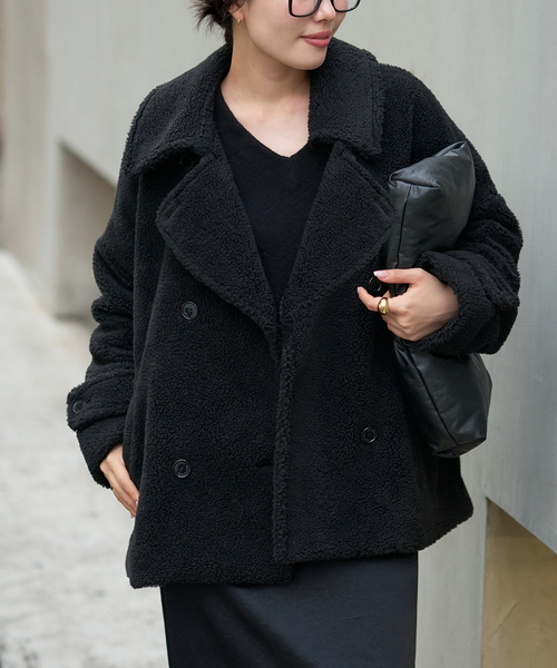 plage（プラージュ）の「SHAGGY P コート（ピーコート）」 - WEAR