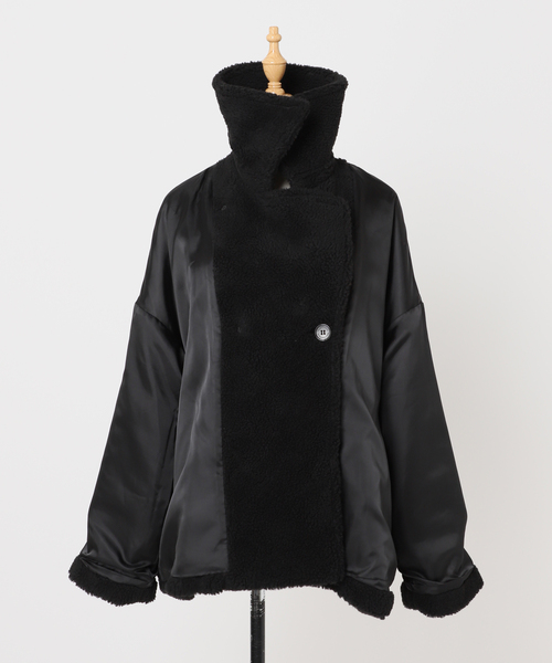 plage（プラージュ）の「TRADITIONAL WEATHERWEAR 別注 ECO FUR Pコート（ピーコート・レディース・キャメル/ブラック・FREE）」の16枚目の写真