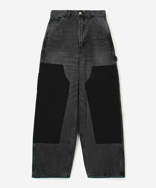 INSCRIRE（アンスクリア）の「INSCRIRE | ブラックデニム ダブルニーパンツ WOMEN（デニムパンツ・レディース・ブラック系その他・30/29）」の15枚目の写真