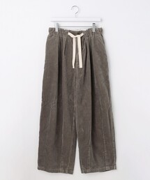 【UNISEX】コーデュロイ 2タックワイドパンツ