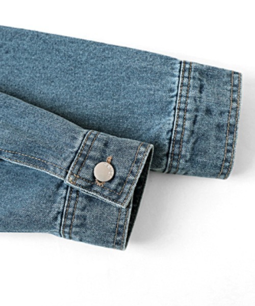 COCOLO Bland ダークブルー Gジャン COCOLOデニムジャケット Gジャン COCOLO Bland ダークブルー Gジャン