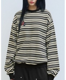 F.ILLUMINATE（フィルミネイト）の「【UNISEX】Filluminate／Monoボーダープルオーバー（Tシャツ/カットソー）」