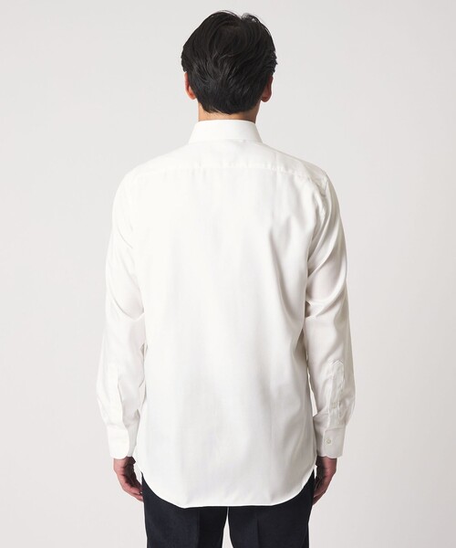 A DAY IN THE LIFE UNITED ARROWS(アデイインザライフユナイテッドアローズ)の「ツイル セミワイドカラーシャツ-イージーケア-<A DAY IN THE LIFE>(シャツ/ブラウス・メンズ・ホワイト/ライトブルー・39cm/38cm/40cm/42cm/37cm/41cm)」の13枚目の写真