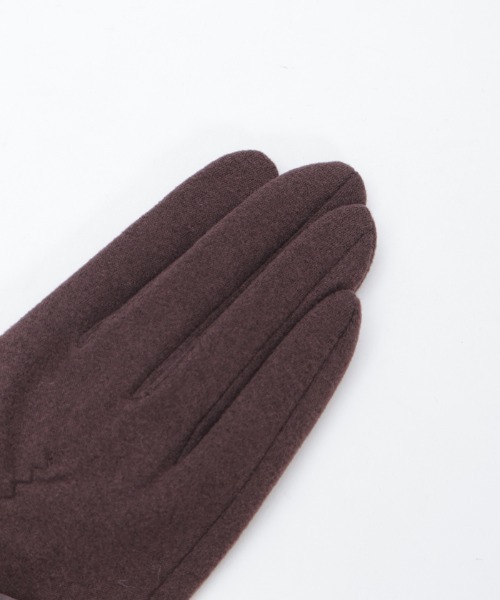 axes femme（アクシーズファム）の「配色サテンリボンファー手袋（手袋・レディース・ブラウン/ベージュ/ブラック・FREE）」の10枚目の写真