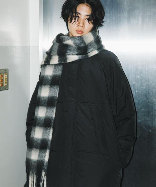 SENSE OF PLACE by URBAN RESEARCH（センスオブプレイスバイアーバンリサーチ）の「『URTECH』『ユニセックス』パデッドモンスターコート（ダウンジャケット/コート・メンズ・ブルー/ライトベージュ/ブラック・MEDIUM/LARGE）」の14枚目の写真