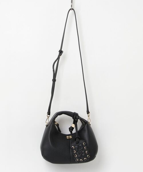 【GANNI/ガニー】ミニバッグ Hobo Mini美品 98382-7-