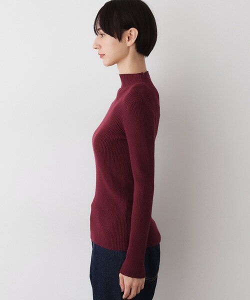 Dessin（デッサン）の「【洗える】リブタートルネックニット（ニット/セーター・レディース・ライトグレー/ブラック/ボルドー/ホワイト系/ブラック系・01/02/03）」の19枚目の写真