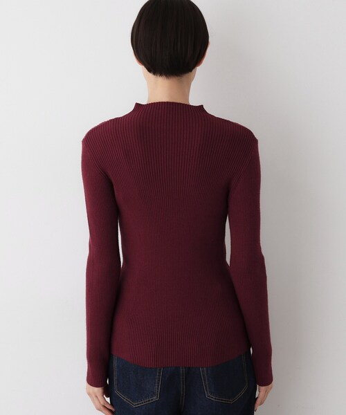 Dessin（デッサン）の「【洗える】リブタートルネックニット（ニット/セーター・レディース・ライトグレー/ブラック/ボルドー/ホワイト系/ブラック系・01/02/03）」の20枚目の写真