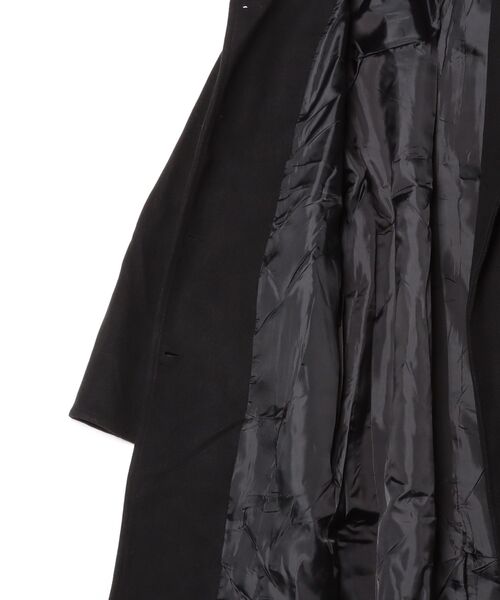 FREE STYLISTS(フリー スタイリスト)の「YUGA_YGMC Stand-collar single-breasted wool coat(ノーカラーコート・レディース・ブラウン/キャメル/グレー/ブラック・FREE)」の6枚目の写真