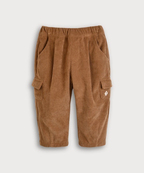 moimoln(モイモルン)の「【SOFT&】カラーコーデュロイバギーパンツ(その他パンツ・キッズ・ブラウン/レンガ/アイボリー・90cm/110cm/100cm/120cm/130cm)」の3枚目の写真