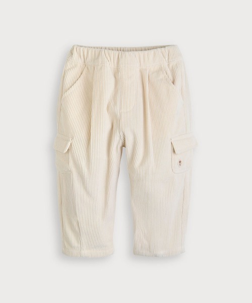 moimoln(モイモルン)の「【SOFT&】カラーコーデュロイバギーパンツ(その他パンツ・キッズ・ブラウン/レンガ/アイボリー・90cm/110cm/100cm/120cm/130cm)」の2枚目の写真