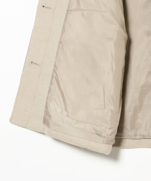 B:MING by BEAMS（ビーミングバイビームス）の「スタンドカラー コート（その他アウター・レディース・グレー/ナチュラル・SMALL/MEDIUM）」の4枚目の写真