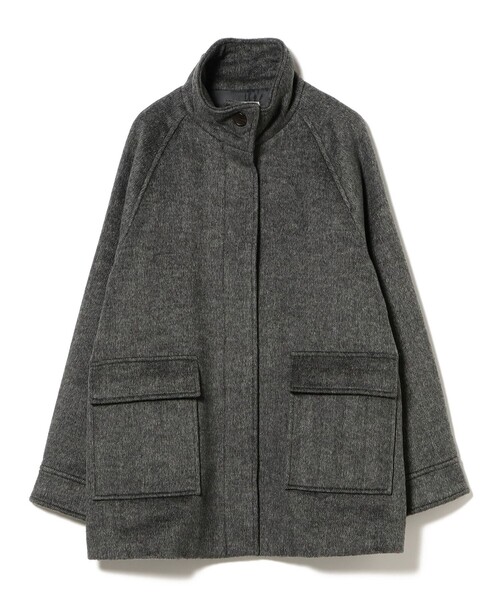 B:MING by BEAMS（ビーミングバイビームス）の「スタンドカラー コート（その他アウター・レディース・グレー/ナチュラル・SMALL/MEDIUM）」の7枚目の写真