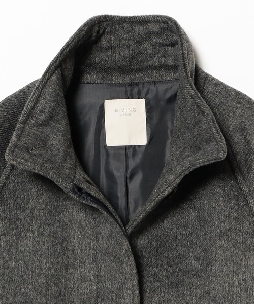 B:MING by BEAMS（ビーミングバイビームス）の「スタンドカラー コート（その他アウター・レディース・グレー/ナチュラル・SMALL/MEDIUM）」の8枚目の写真