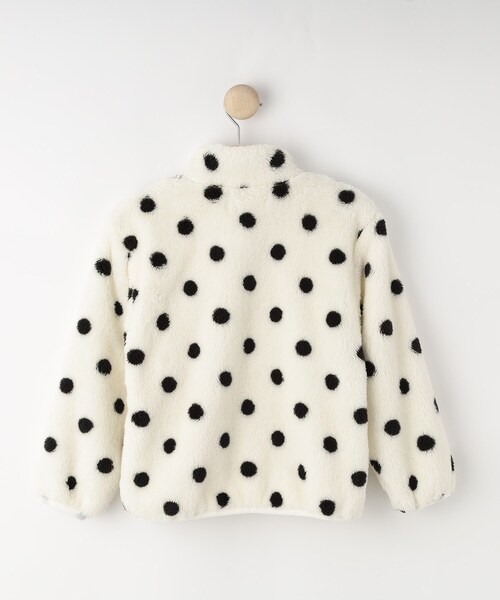 SHOO・LA・RUE（シューラルー）の「【100-150cm/洗える】ボアブルゾン（ブルゾン・キッズ・ホワイト系1/パープル系1・15 /14/13/12/11/10）」の4枚目の写真