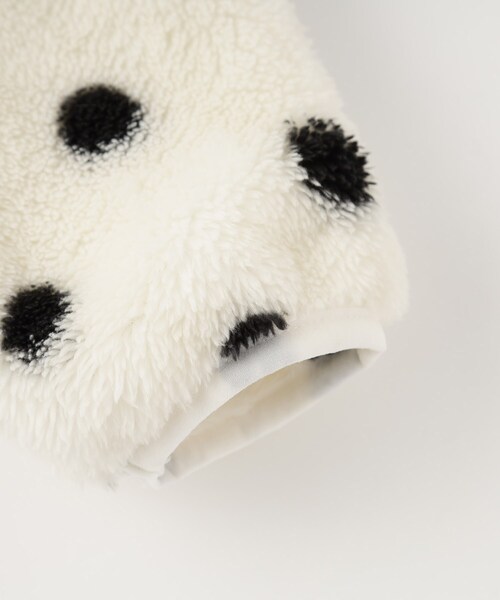 SHOO・LA・RUE（シューラルー）の「【100-150cm/洗える】ボアブルゾン（ブルゾン・キッズ・ホワイト系1/パープル系1・15 /14/13/12/11/10）」の9枚目の写真