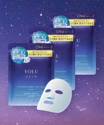 YOLU（ヨル）の「YOLU ヨル スキン オーバーナイト ハイドラシートマスク 7枚入り 3点セット 夜用美容マスク 集中保湿 うるおい フェイスマスク（パック/フェイスマスク）」