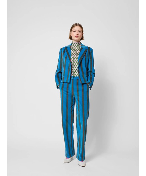 BOBO CHOSES(ボボショーズ)の「Striped all over pants(その他パンツ・レディース・ネイビー・L/M/S/XS/XL)」の4枚目の写真