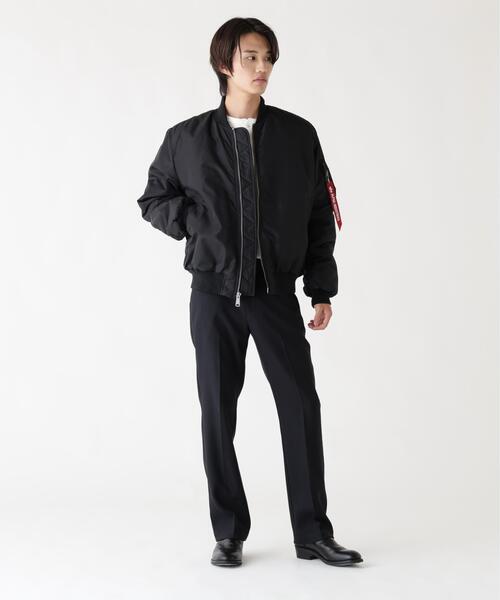 Alpha Industries(アルファインダストリーズ)の「Alpha Industries/アルファ インダストリーズ/MA-1 OXFORD FLIGHT JACKET/エムエーワン オックスフォード フライトジャケット(MA-1・メンズ・ブラック/オリーブ系・L/M/2XL/S/XL)」の22枚目の写真