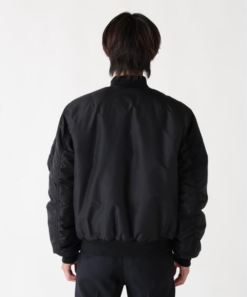 Alpha Industries(アルファインダストリーズ)の「Alpha Industries/アルファ インダストリーズ/MA-1 OXFORD FLIGHT JACKET/エムエーワン オックスフォード フライトジャケット(MA-1・メンズ・ブラック/オリーブ系・L/M/2XL/S/XL)」の14枚目の写真