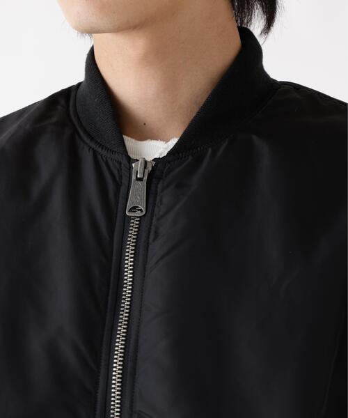 Alpha Industries(アルファインダストリーズ)の「Alpha Industries/アルファ インダストリーズ/MA-1 OXFORD FLIGHT JACKET/エムエーワン オックスフォード フライトジャケット(MA-1・メンズ・ブラック/オリーブ系・L/M/2XL/S/XL)」の13枚目の写真