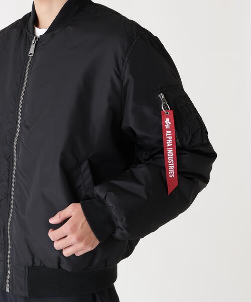 Alpha Industries(アルファインダストリーズ)の「Alpha Industries/アルファ インダストリーズ/MA-1 OXFORD FLIGHT JACKET/エムエーワン オックスフォード フライトジャケット(MA-1・メンズ・ブラック/オリーブ系・L/M/2XL/S/XL)」の11枚目の写真