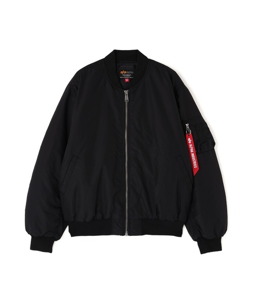 Alpha Industries(アルファインダストリーズ)の「Alpha Industries/アルファ インダストリーズ/MA-1 OXFORD FLIGHT JACKET/エムエーワン オックスフォード フライトジャケット(MA-1・メンズ・ブラック/オリーブ系・L/M/2XL/S/XL)」の5枚目の写真
