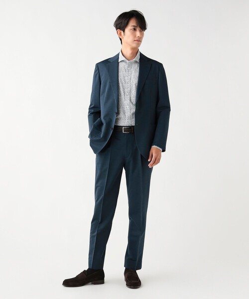 BEAMS HEART(ビームスハート)の「【6/18値下げ】ポリエステルコットン 強撚 千鳥柄 スラックス(セットアップ対応)(スラックス・メンズ・ネイビー/グレー・SMALL/MEDIUM/LARGE/X-LARGE)」の6枚目の写真