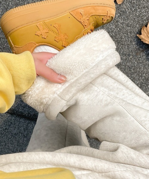 Vipoa（ヴィポア）の「Boa heavy sweat pants（スウェットパンツ・レディース・ライトグレー/チャコールグレー・FREE）」の20枚目の写真