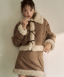 NOMAE（ノーマエ）の「【セット商品】リボンムートンジャケットセット（ムートンコート）」