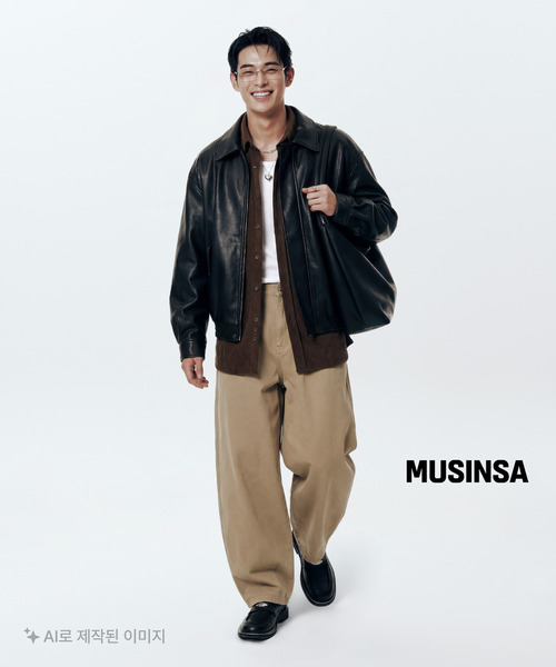 VTWO(ブイツー)の「465-3 VEGAN LEATHER OVERFIT JACKET_BLACK(ライダースジャケット・レディース・その他・MEDIUM/LARGE)」の17枚目の写真