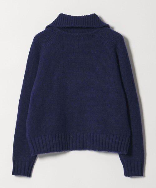 BEAUTY&YOUTH UNITED ARROWS(ビューティーアンドユースユナイテッドアローズ)の「ウールナイロン ハーフジップ ニットプルオーバー(ニット/セーター・レディース・グレー系/ネイビー/ライム・FREE)」の18枚目の写真