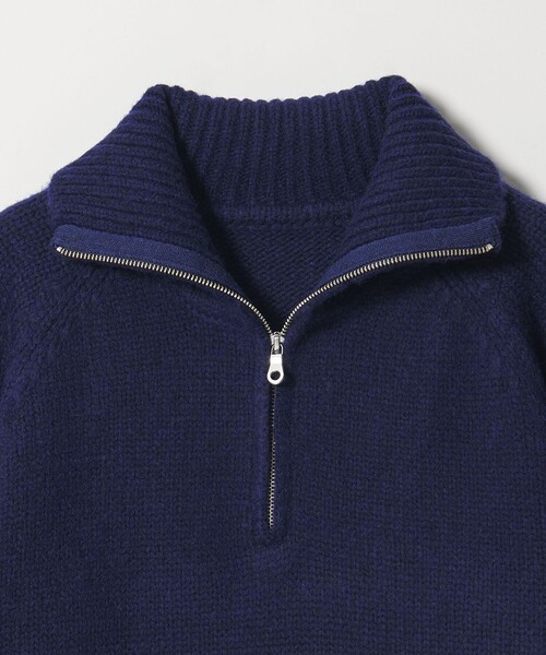 BEAUTY&YOUTH UNITED ARROWS(ビューティーアンドユースユナイテッドアローズ)の「ウールナイロン ハーフジップ ニットプルオーバー(ニット/セーター・レディース・グレー系/ネイビー/ライム・FREE)」の19枚目の写真