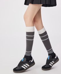 SANSeLF（サンセルフ）の「【SANSeLF】 ボーダーリブレトロソックス saa25a159（ソックス/靴下・レディース）」