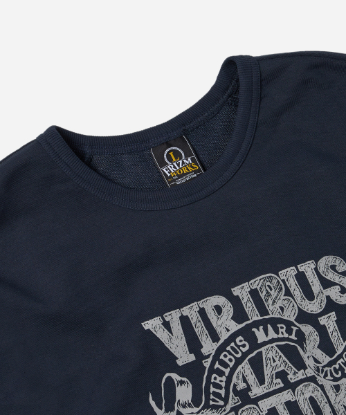 FRIZMWORKS（フリズムワークス）の「NAVAL WAR COLL SWEATSHIRT _ NAVY（スウェット・メンズ・その他・SMALL/MEDIUM/LARGE/X-LARGE）」の4枚目の写真