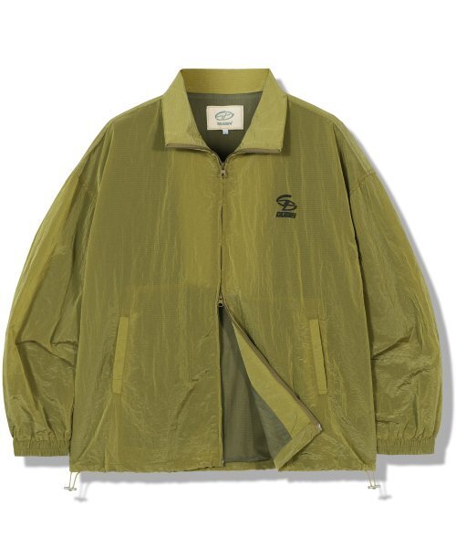 GUBIN(グビン)の「ナイロンカラーウィンドブレーカー - オリーブ(ナイロンジャケット・レディース・その他・MEDIUM/LARGE)」の1枚目の写真