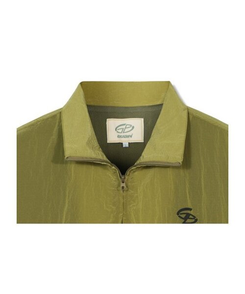 GUBIN(グビン)の「ナイロンカラーウィンドブレーカー - オリーブ(ナイロンジャケット・レディース・その他・MEDIUM/LARGE)」の3枚目の写真