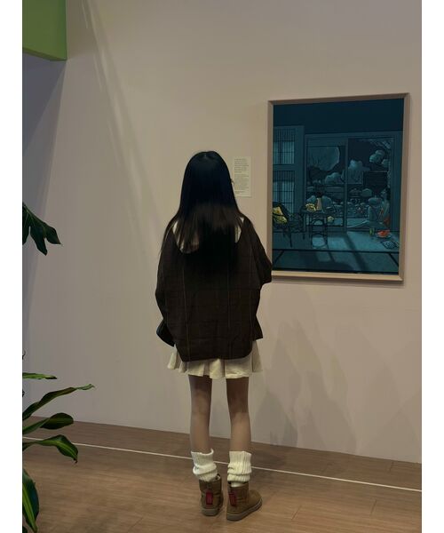 MUSINSA STANDARD WOMAN（ムシンサスタンダードウーマン）の「ウィメンズ コーデュロイ プリーツ ミニスカート [クリーム]（スカート・レディース・その他・SMALL/MEDIUM/LARGE/X-SMALL）」の9枚目の写真