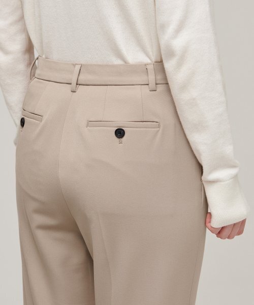 MUSINSA STANDARD WOMAN(ムシンサスタンダードウーマン)の「レディースヘビーウェイトインナーウェアスリムストレート隠しバンディングスラックス【ベージュ】(スラックス・レディース・その他・32/30/31/24/26/27/28/29)」の7枚目の写真